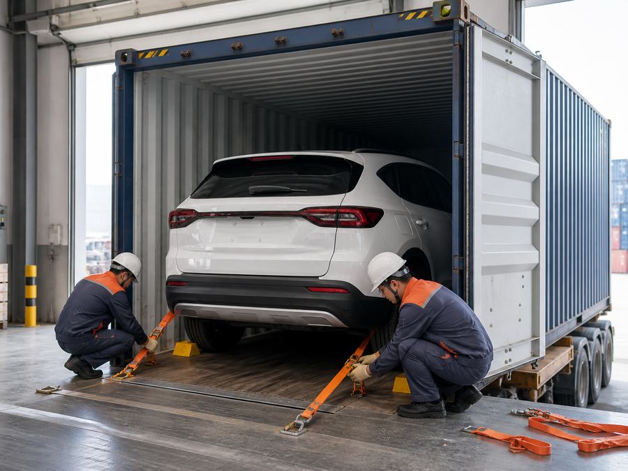 Export Vehicle Container Loading